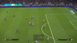PES 2018 - геймплей на ПК. Барселона - Атлетико. Pro Evolution Soccer 2018 gameplay. PES 2018 demo