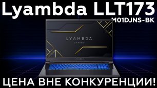 Игровой ноутбук Lyambda LLT173M01DJNS-BK: цена вне конкуренции