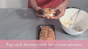 Ginger biscuits and Ice Cream sandwiches recipe