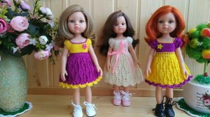 Новые платья для кукол Паола Рейна. Помогите выбрать название для платья и модель рукава!