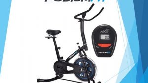 Bicicleta Ergométrica Spinning PodiumFit S100 - Silenciosa - Roda 8kg - Controle de intensidade