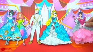 Бумажные Куклы Одеваются - Каковы Настоящие Эмоции Рапунцель? - Barbie Story & Crafts