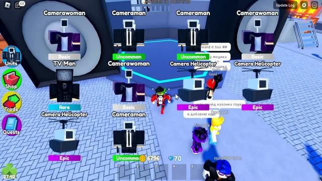 Сколько выпадет мификов на 31,000 койнов в Toilet Tower Defense roblox смотреть онлайн