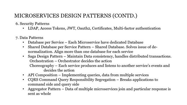 Microservices Design Patterns