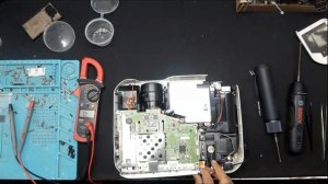 EPSON EB-X02 Projector / No Power No Indicator Light / Motherboard Repair