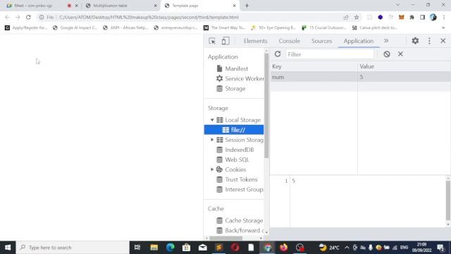 JavaScript local storage