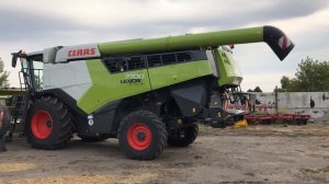 Первый в Украине CLAAS LEXION 7700 / Самый производительный комбайн в мире!