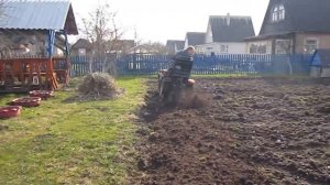 Тест драйв фрезы для минитрактора.