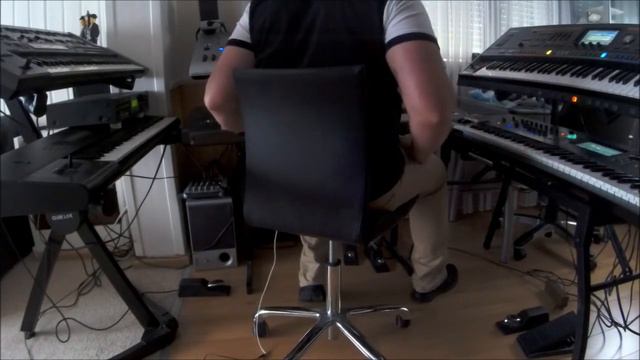 My first song with E-MU 4000 improvised! Korg KronosX Yamaha Montage Roland Jupiter80 /JD800 смотреть онлайн