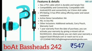 Top 5 earphones | headphones | under 500 rupees | Cash on delivery available | Boat | Jbl |earphone