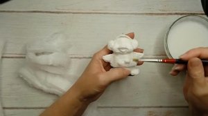 МК Пингвины из ваты на ёлочку / DIY Cotton wool penguins - Christmas tree toy