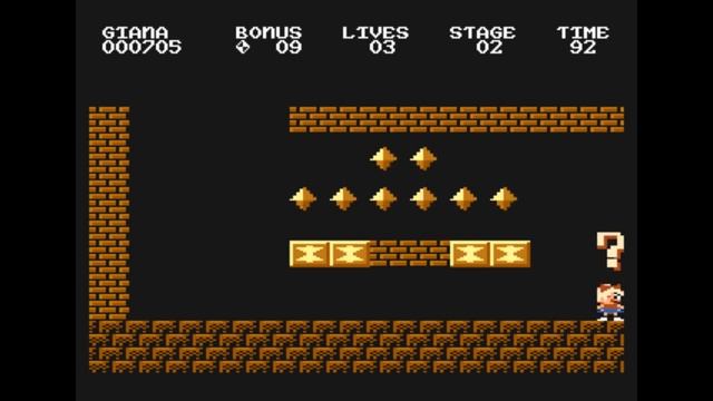 The Great Giana Sisters - game announcement for Atari XL/XE смотреть онлайн