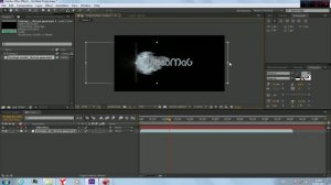 Уроки After Effects Проявление текста из дыма