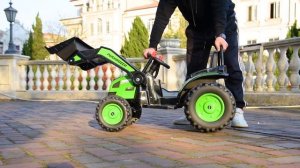 Детский электромобиль трактор с пультом управления HL389