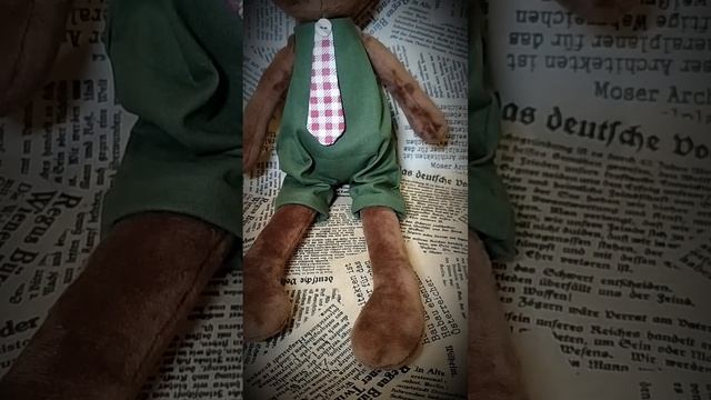 Интерьерная игрушка ручной работы "Медвежонок Тихон"