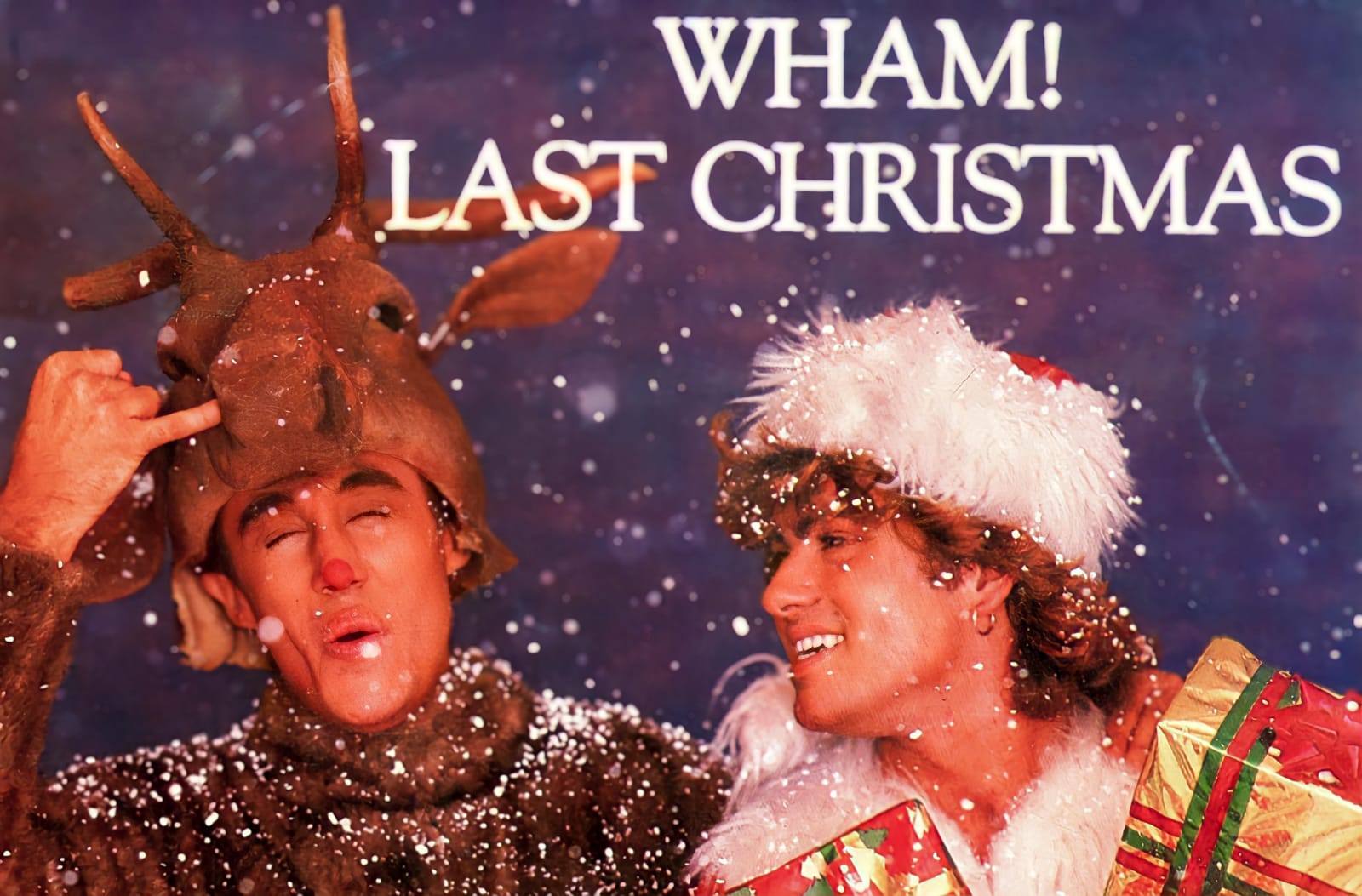 Песня last christmas i. Джордж Майкл last Christmas. Группа Wham last Christmas. Wham last Christmas Джордж Майкл. Wham last Christmas обложка.