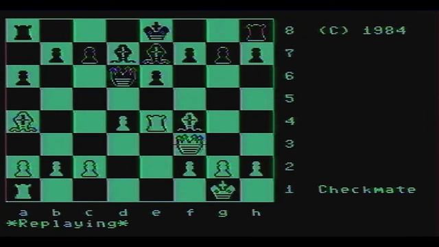 Scandinavian Defense against Colossus Chess - Commodore 64 смотреть онлайн