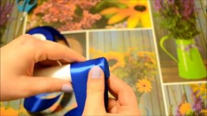 Свадебный букет из атласных лент своими руками // Wedding bouquet from satin ribbons by own hands