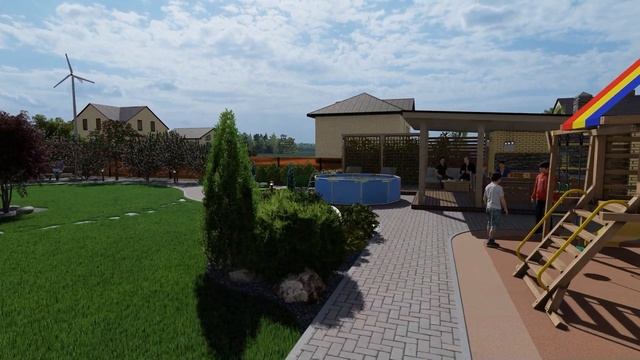 Проект участка 16 соток Landscape design in Siberia