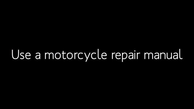 Motorcycle repair manual, free online смотреть онлайн