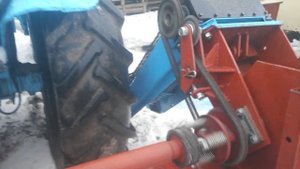 Самодельный комбайн КПКУ-1 - прокрутка узлов 2016 год