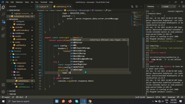 Real Time Chat App Node Js React Js Express Js MongoDB Socket.Io MERN User Login Frontend #11 смотреть онлайн