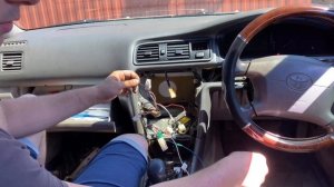 УСТАНОВКА воздуховода SWING jzx100. Toyota Mark 2 TOURER V.