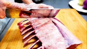 Нью-Йорк еда - Бараньи Отбивные карри из морепродуктов жареный рис Бруклин Америка