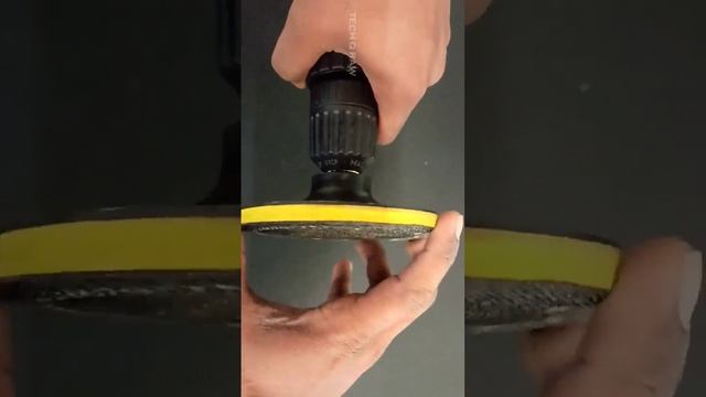 How to Use a Drilling Machine as a Sander - TECH Q RAW