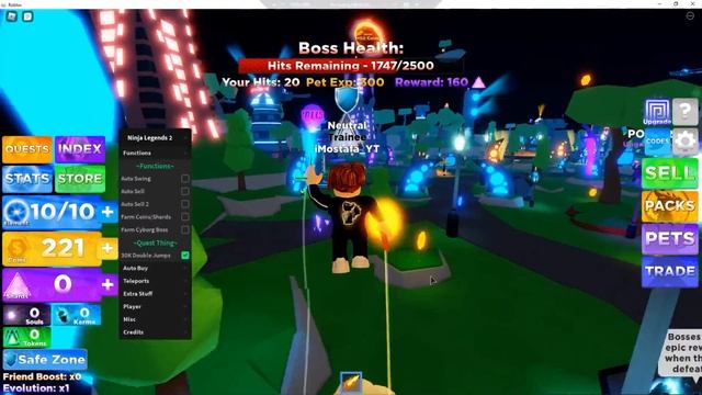 NINJA LEGENDS 2 - SCRIPT - AUTOFARM, UNLOCK ALL, GET ALL CODES, INF JUMP, ETC! - ROBLOX 2023 смотреть онлайн