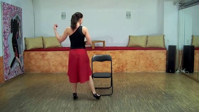 Tango Argentino women technic with Sonja Armisén 4/ Moulinette, Giro смотреть онлайн