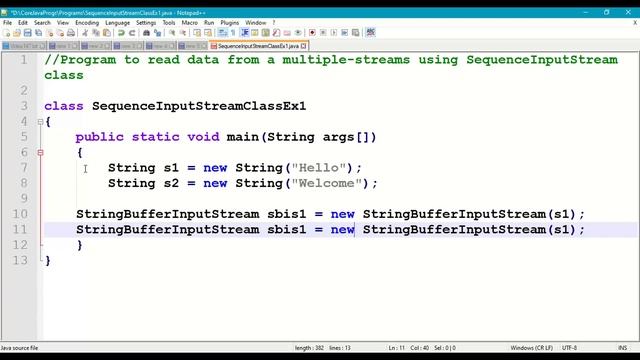 147. SequenceInputStream in Java IOStreams || Input-Streams in Java || Output-Streams in Java смотреть онлайн