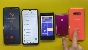 MADNESS INCOMING CALL Motorola Razor Pink / Samsung Galaxy S10E / Nokia Lumia 520 / Xiaomi Redmi 7