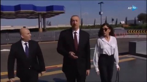 Ильхам Алиев и Мехрибан Алиева открыли Транспортный обменный центр «Кероглу» в Баку