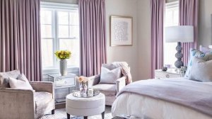 Цвет ШТОР ФИОЛЕТОВЫХ оттенков в сочетании с серым, белым, кремовым