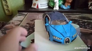 Обзор автомобиля Bugatti Chiron из пластилина.
