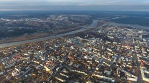 Калуга с коптера. Николо-Козинская. Площадь Победы