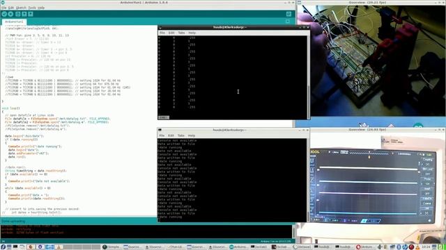 Arduino Yun #79 : Date, GUI, AVR C, data, time, array, Scilab, oscilloscope, fischertechnik смотреть онлайн