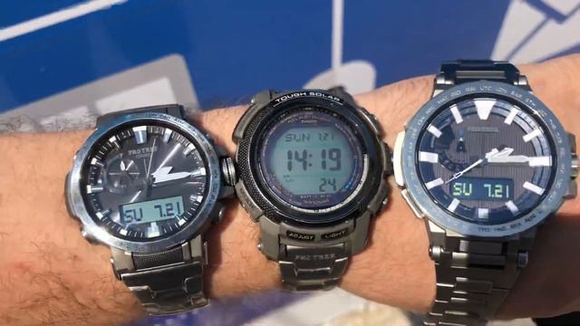 Casio PRX-8000GT vs Casio PRW-60T vs Casio PRG-200T и немного мыслей об эксплуатации смотреть онлайн