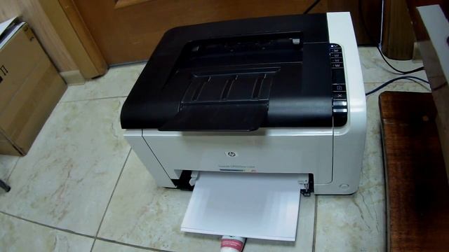 Темная печать в принтерах HP, типа CP1025, 1215, 1515 и т.п...Простое решение. смотреть онлайн