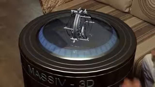 «голографический проектор» 3D галограмма - МАССИВ проект  саратовского студента Максима Железова