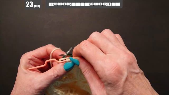 АЖУРНАЯ ОСЕННЯЯ ШАПКА СПИЦАМИ / Подробный МК по вязанию женской шапки японским узором