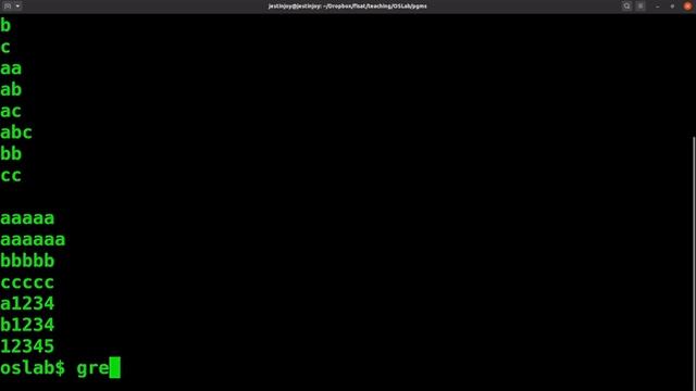 KTU | CSL204 | Operating Systems Lab - grep command смотреть онлайн