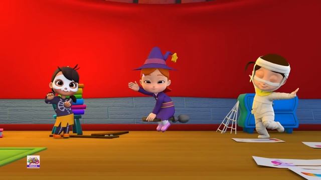 Танцевальная вечеринка монстров + Хэллоуинская песня для детей смотреть онлайн