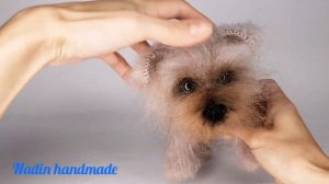 Собачка крючком.  Йоркширский терьер крючком           #собакакрючком #вязанаясобачка #crochedog