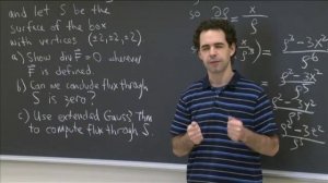 Extended Gauss' Theorem | MIT 18.02SC Multivariable Calculus, Fall 2010