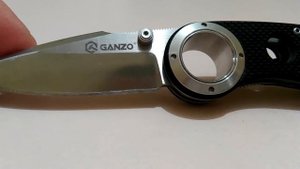 Нож складной GANZO G708 Разрушение мифа "супер-нож" реальный тест