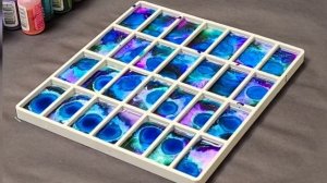 Tie-Dye Resin Dominoes!