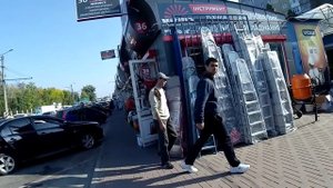 Путешествие на скутере | Пробил колесо | Первый опыт бортировки | Серия 6