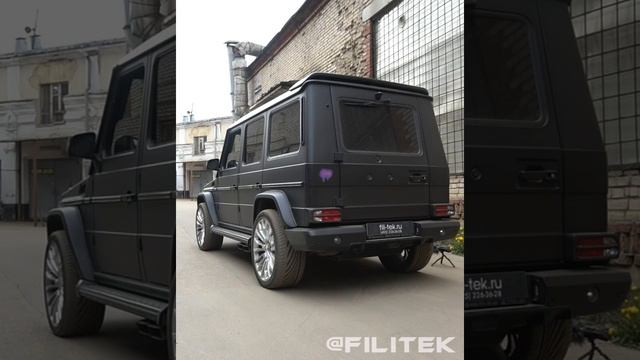 Выхлопная система на Mercedes G63 AMG